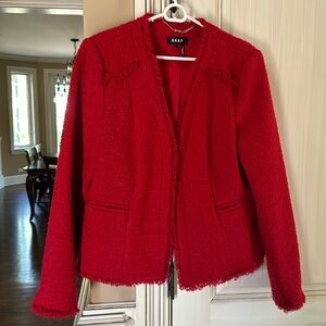 Red DKNY jacket